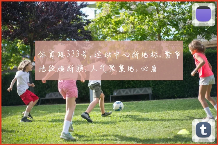 体育路333号,运动中心新地标,繁华地段焕新颜,人气聚集地,必看